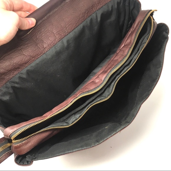 🛑SOLD🛑 Vintage Frye XL Messenger Bag - Picture 6 of 8